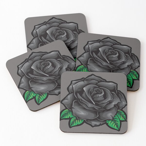 Item preview, Rosa pintada de negro designed and sold by dplachkinova.