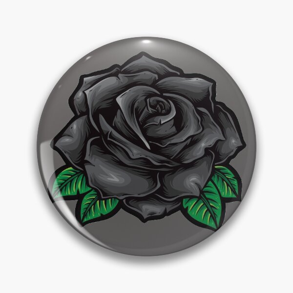 Item preview, Black painted rose designed and sold by dplachkinova.