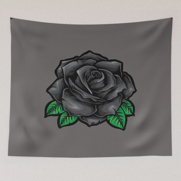 Item preview, Black painted rose designed and sold by dplachkinova.
