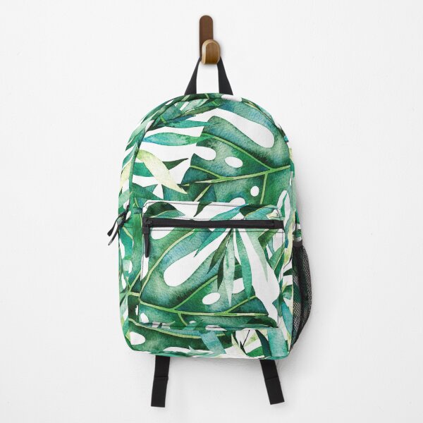 Item preview, Green Tropical Leaves Pattern designed and sold by Primroaddesigns.
