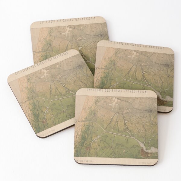 Item preview, Vintage North Sea Canal & Amsterdam (1876) designed and sold by BravuraMedia.