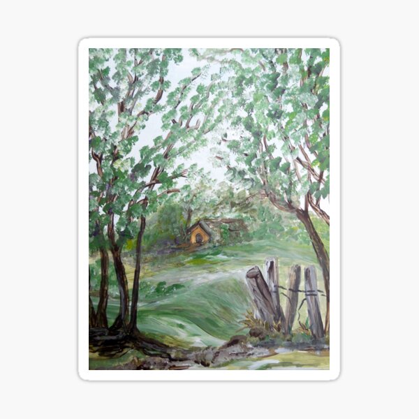 Item preview, House Just Beyond the Ridge designed and sold by EloiseArt.