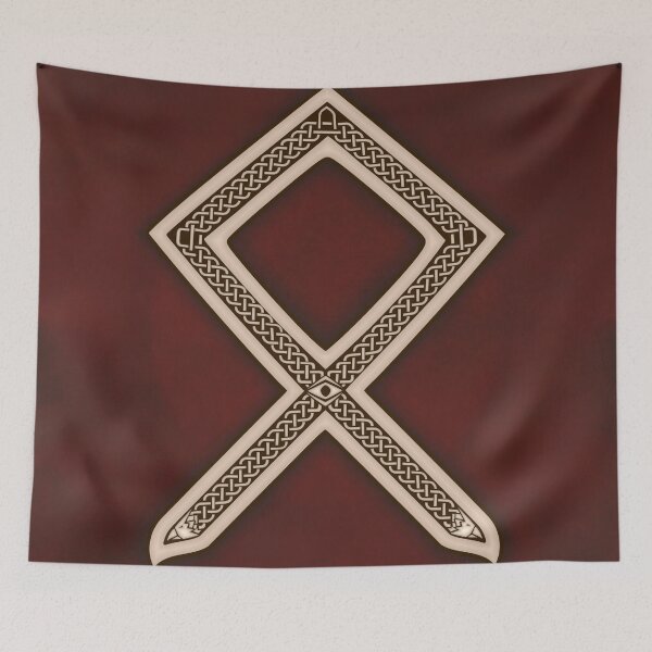 Item preview, Othala, Odin's Rune (Wodan) - version 2 - Viking / Norse / Saxon Futhark Rune designed and sold by SolarCross.