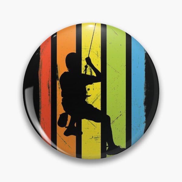 Item preview, Rainbow Rock Climbing Distressed designed and sold by Delightfully Cynical.