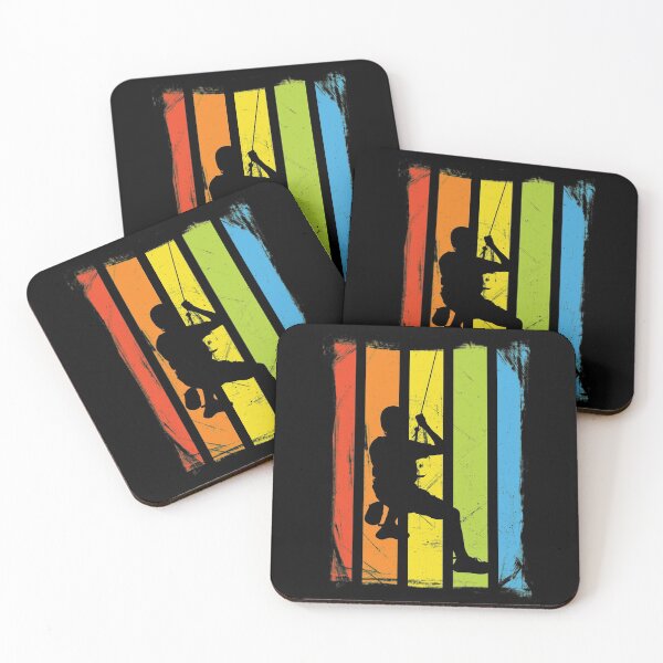 Item preview, Rainbow Rock Climbing Distressed designed and sold by Delightfully Cynical.