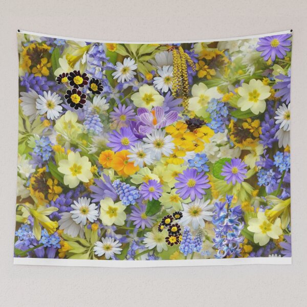 Item preview, Summer loving with bountiful flowers designed and sold by PaperDreamPod.