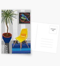 Yellow chair Postcards