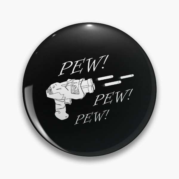 Item preview, Pew Pew Pew - Black and white Nerf Battle Gun designed and sold by LookFrog.