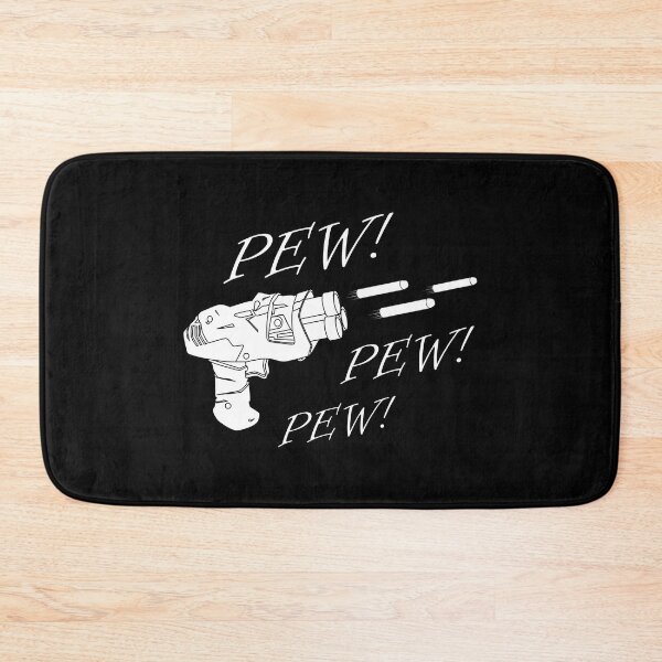 Item preview, Pew Pew Pew - Black and white Nerf Battle Gun designed and sold by LookFrog.