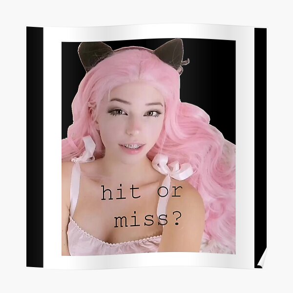 Belle Delphine Meme Posters Redbubble