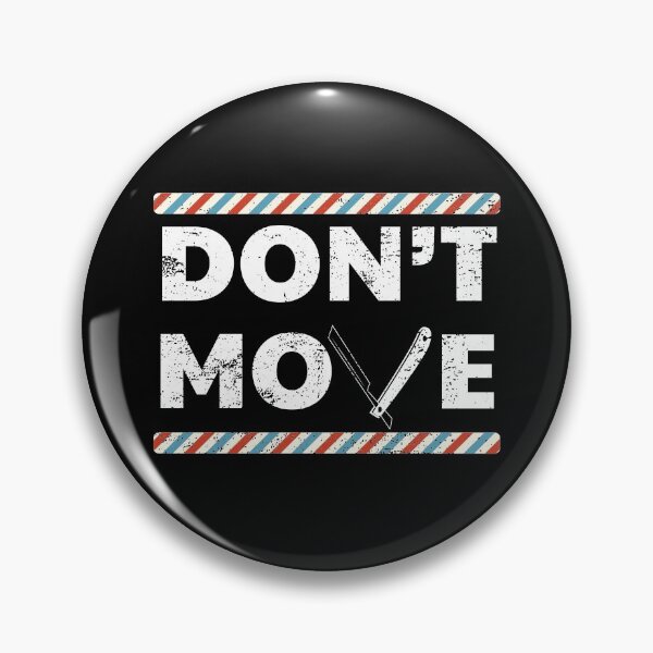 Item preview, Funny Barber "Don't Move" designed and sold by Delightfully Cynical.