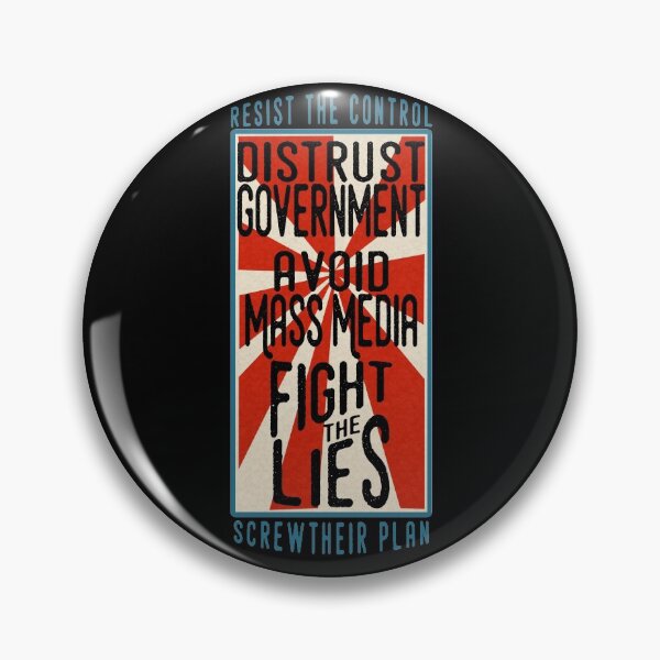 Item preview, Distrust Government. Avoid Mass Media. Fight the Lies designed and sold by Karina2017.