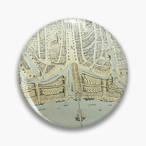 Item preview, Vintage Map of Amsterdam (1857) designed and sold by BravuraMedia.