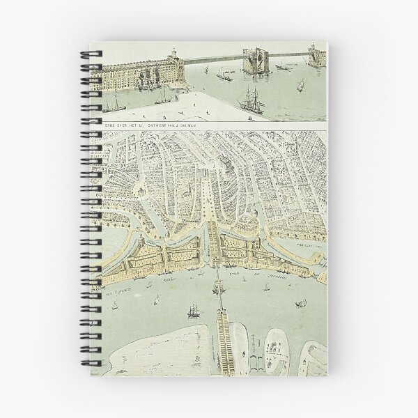 Item preview, Vintage Map of Amsterdam (1857) designed and sold by BravuraMedia.