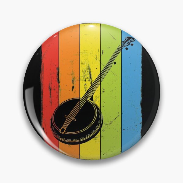 Item preview, Rainbow Banjo Instrument designed and sold by Delightfully Cynical.