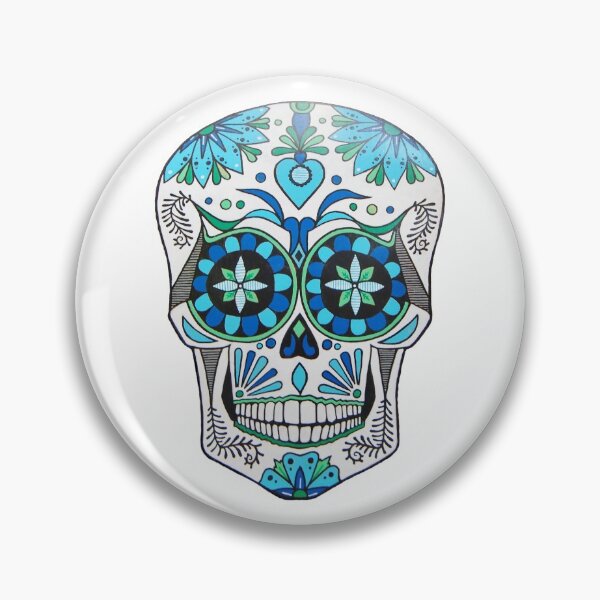 Item preview, Día de Muertos Blue designed and sold by atdavy.