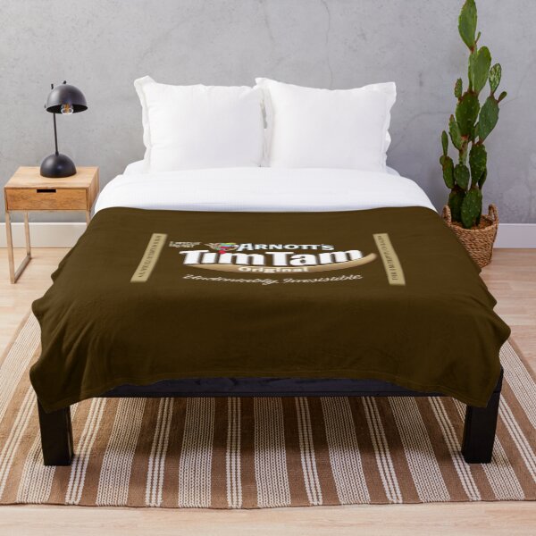 Arnott's Tim Tam Chocolate Biscuits design Throw Blanket