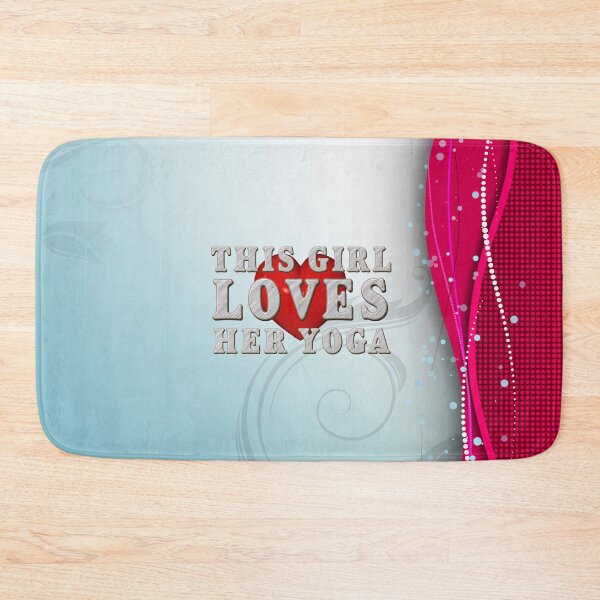 Item preview, This Girl Loves Yoga designed and sold by teepossible.