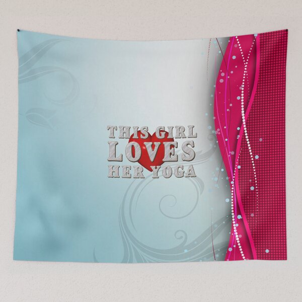 Item preview, This Girl Loves Yoga designed and sold by teepossible.