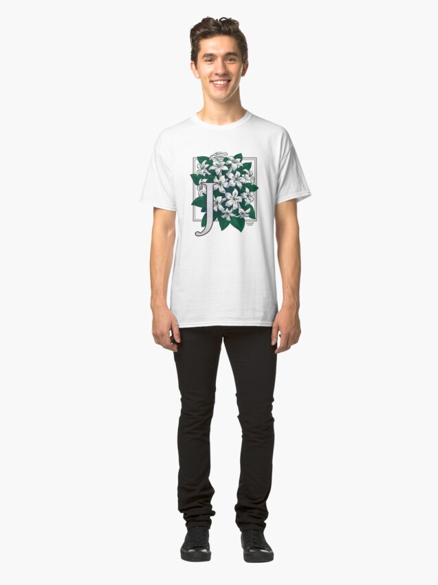 Alternate view of J is for Jasmine Classic T-Shirt