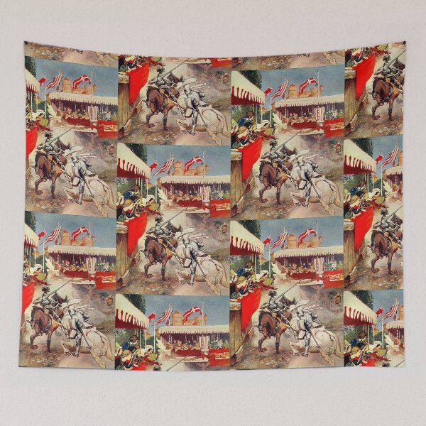 Item preview, Jousting Knights designed and sold by Vintage Designs +.