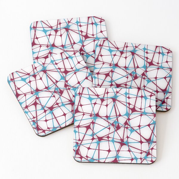 Item preview, Blue-violet grid designed and sold by lathspell.