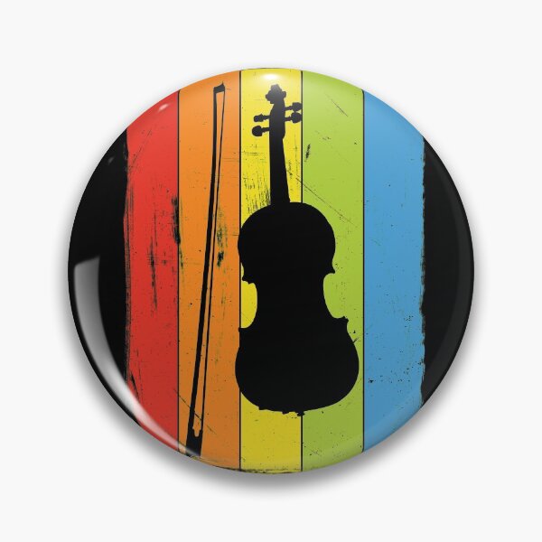 Item preview, Rainbow Violin designed and sold by Delightfully Cynical.