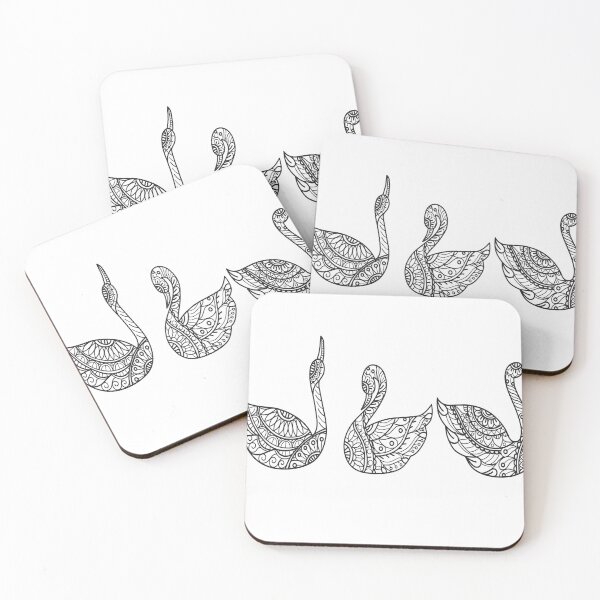 Item preview, Decorative Swans designed and sold by noirty.