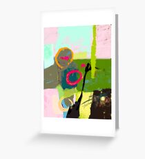 Abstract landscape - The inner landscape Greeting Card