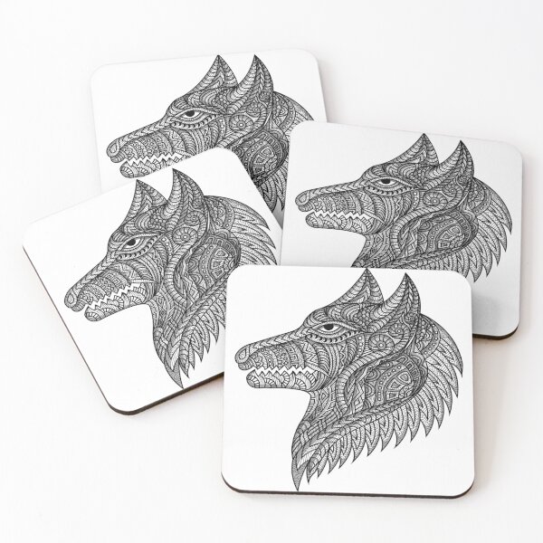 Item preview, Decorative Dog Side Face designed and sold by noirty.