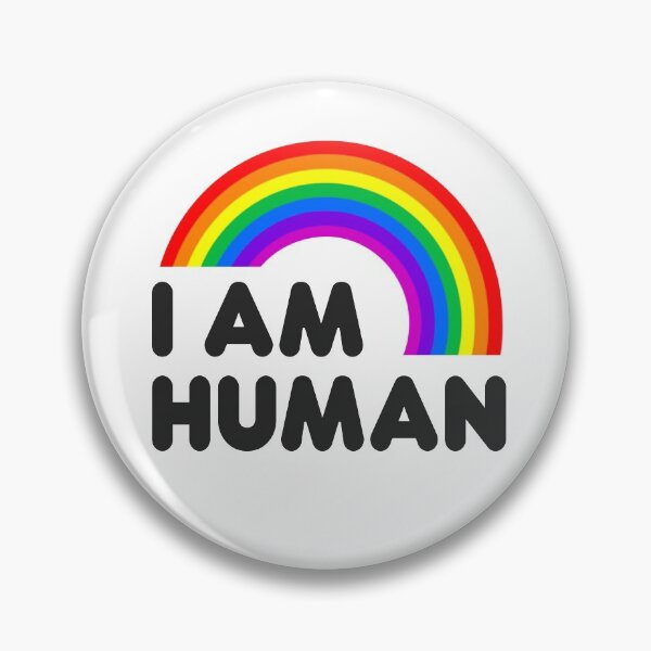 Item preview, I Am Human LGBT Rainbow designed and sold by pixeljamz.