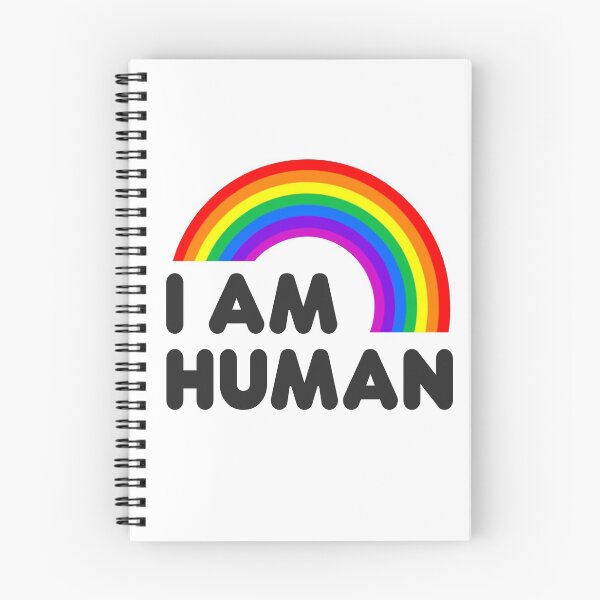 Item preview, I Am Human LGBT Rainbow designed and sold by pixeljamz.