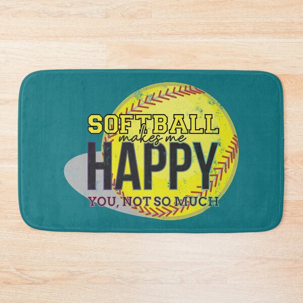 Item preview, Softball makes me happy designed and sold by johnanderson23.