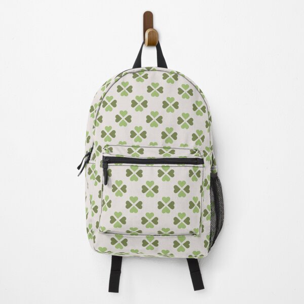 Item preview, Green Heartshaped Clover Retro Pattern designed and sold by coverinlove.