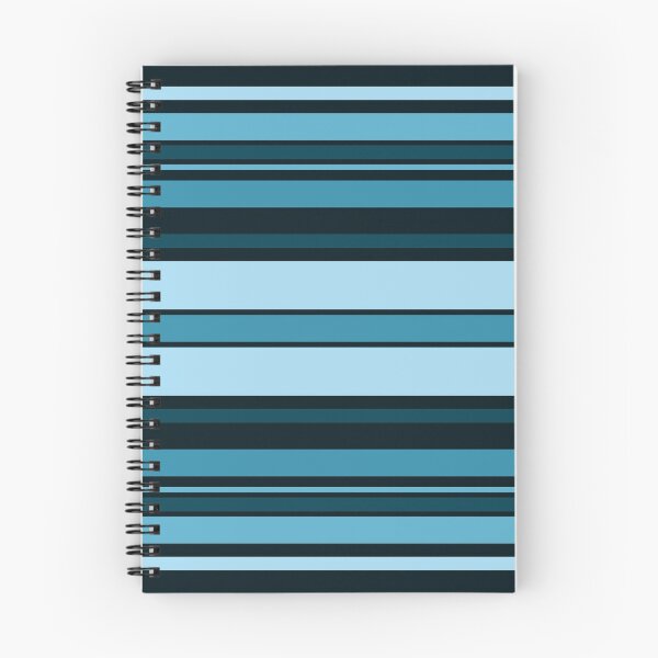 Item preview, Black to Blue Horizontal Balanced Stripes designed and sold by weirdAffect.