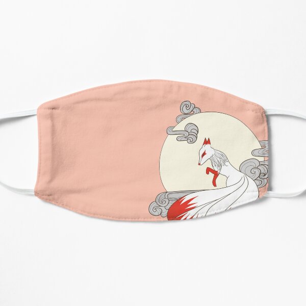 Kitsune Face Masks Redbubble - demon fox ears and tail roblox