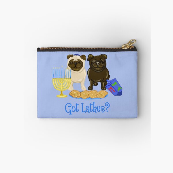 Item preview, Got Latkes Hanukkah Pug designed and sold by pugmom4.