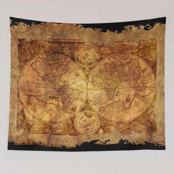 Item preview, Old World Map designed and sold by Irina Polyanskaya.