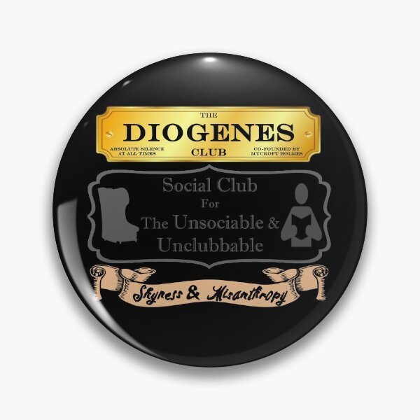 Item preview, Mycroft Holmes - Diogenes Club - For The Unsociable & Unclubbable designed and sold by CrimeLab.