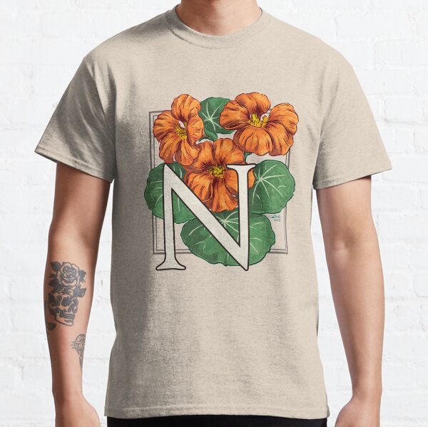 N is for Nasturtium Classic T-Shirt