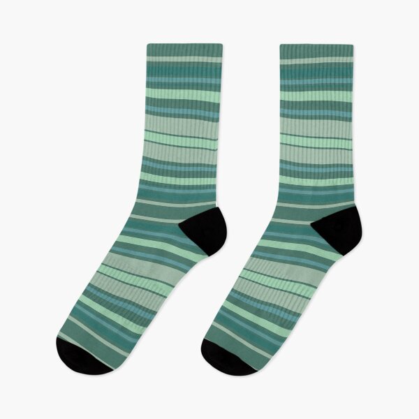 Item preview, Seafoam Horizontal Balanced Stripes designed and sold by weirdAffect.
