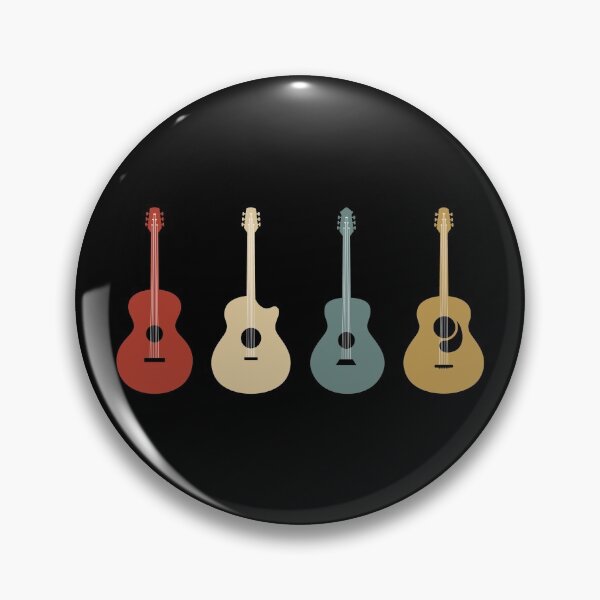 Item preview, Guitar Acoustic Retro Silhouette designed and sold by playloud.
