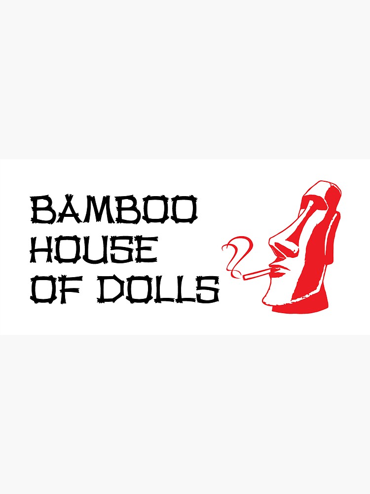 "Bamboo House of Dolls The Best Punk Tiki Bar in L.A. Stickers