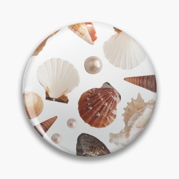 Item preview, Simple minimalism seamless pattern with photo isolated shells designed and sold by Dina Konovalova.