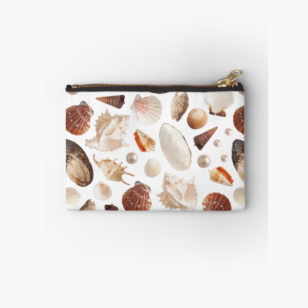 Item preview, Simple minimalism seamless pattern with photo isolated shells designed and sold by Dina Konovalova.