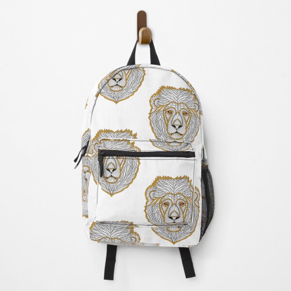 Artikelvorschau, Sonnenuntergang Orange Lions Head Pattern Design entworfen und verkauft von CMSWorldColour.