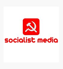 socialist media Photographic Print