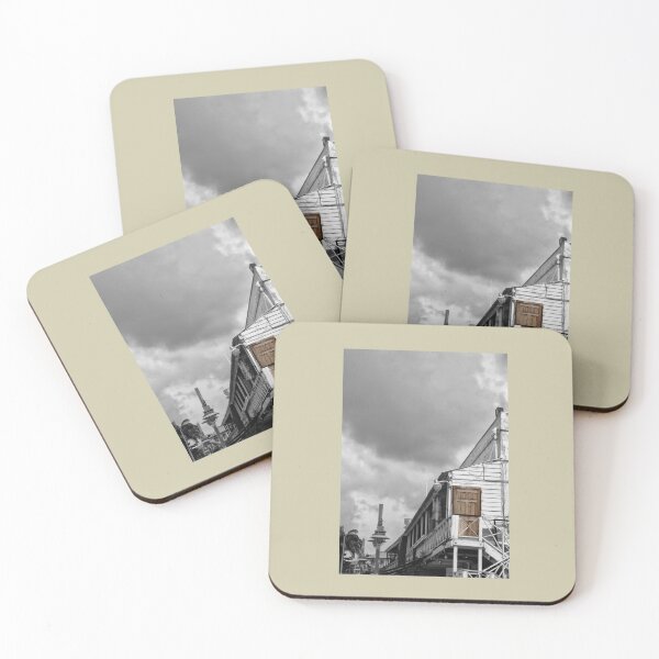 Item preview, Selective coloring Old Door Careenage Bridgetown Barbados designed and sold by Stravaigin.