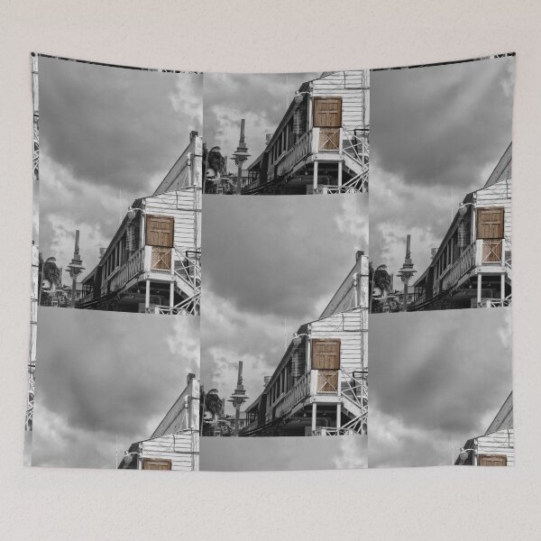 Item preview, Selective coloring Old Door Careenage Bridgetown Barbados designed and sold by Stravaigin.