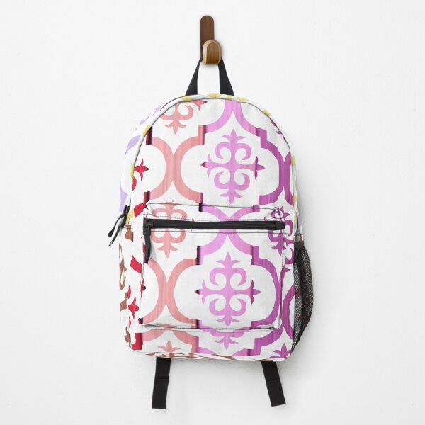 Item preview, Multicolor Moroccan Quatrefoil Modern Design  designed and sold by RabiaDesigns.